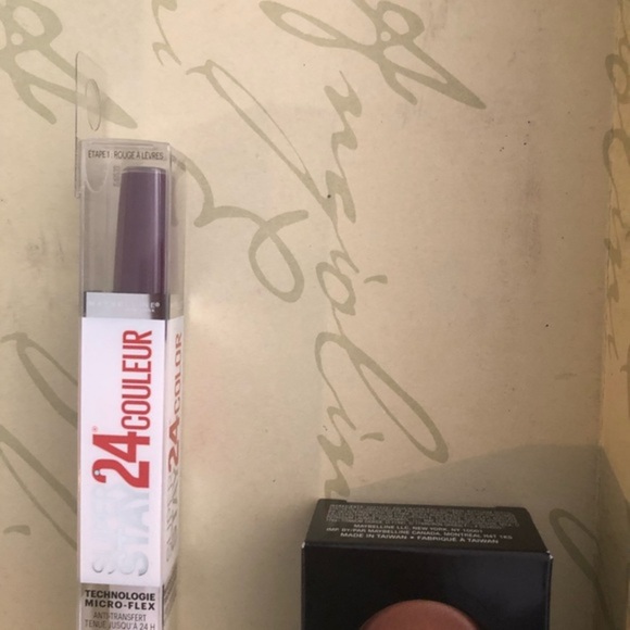 2pc Maybelline set-master chrome jelly highlighter & plum superstay 24 lip color - Picture 6 of 14